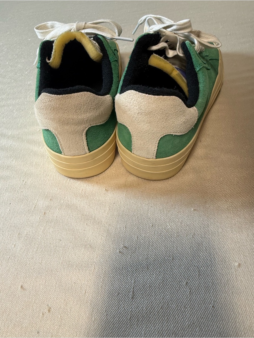 Brandblack Suede Green Sneakers - Picture 4 of 7